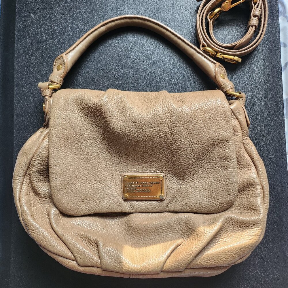 Marc By Marc Jacobs Classic Q Pebble Leather Satchel Crossbody